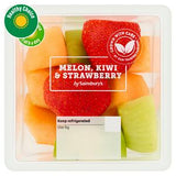 Sainsbury's Melon Kiwi Strawberry Fruit Salad 220g