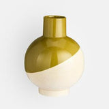 Habitat Sintra Dipped Vase Green Ceramic 28cm H