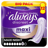 Always Discreet Incontinence Plus Night Pads Women's Pack x12