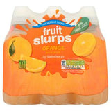Sainsbury's Fruit Slurps Orange Juice Drink No Added Sugar 6 x 250ml