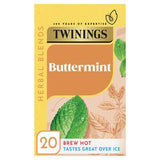 Twinings Buttermint Tea Bags Mint Vanilla Herbal Infusion 20 Count 40g