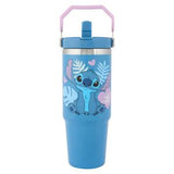 Disney Stitch Swivel Handle Travel Cup Stainless Steel 900ml