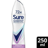 Sure Women Nonstop Vitality Anti-Perspirant Aerosol 250ml
