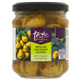Sainsburys Taste the Difference Grilled Green Halkidiki Olives 190g