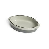 Habitat Ceramic Oval Roaster Grey 29cm, UK version