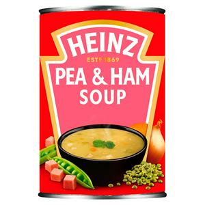 Can of Heinz Classic Pea & Ham Soup 400g, UK version