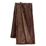 Sainsbury's Home Fleece Throw Coffee 125x150cm
