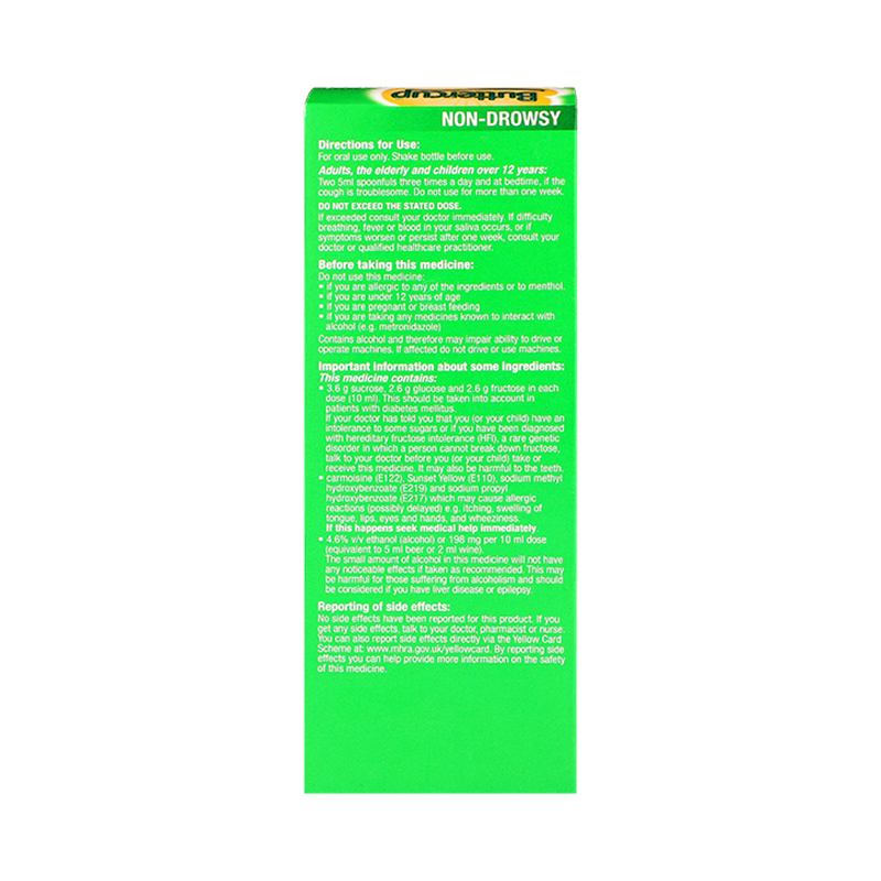 Buttercup Original Cough Syrup 200ml