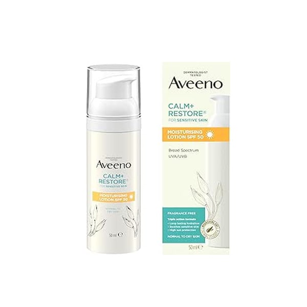 Moisturising Face Lotion with SPF 50 for Sensitive Skin 50ml