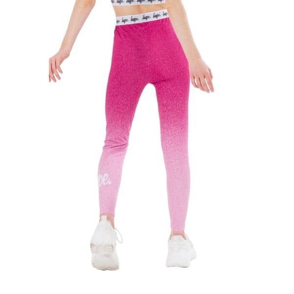 Girls' Speckle Fade Leggings Age 11-12 Years, Polyester-Elastane Blend