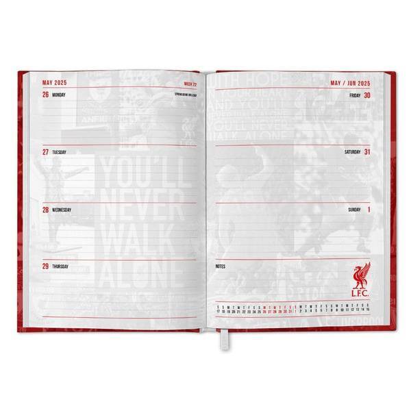Liverpool FC 2025 Crest A5 Diary