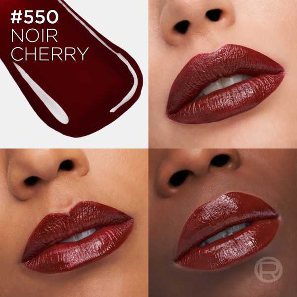 Long-Wearing Liquid Lipstick with Squalane Infusion in Noir Cherry Shade