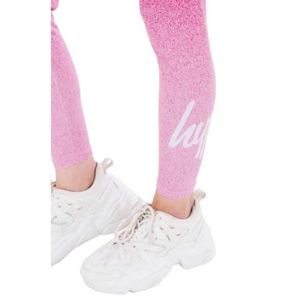 Girls' Speckle Fade Leggings Age 11-12 Years, Polyester-Elastane Blend