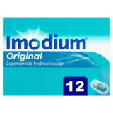 Imodium Original Capsules for Diarrhoea Relief 12 per pack
