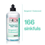 INEOS Washing Up Liquid Bergamot + Cedarwood 500ml