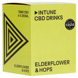 INTUNE Elderflower & Hops Sparkling CBD Drink 4 x 250ml