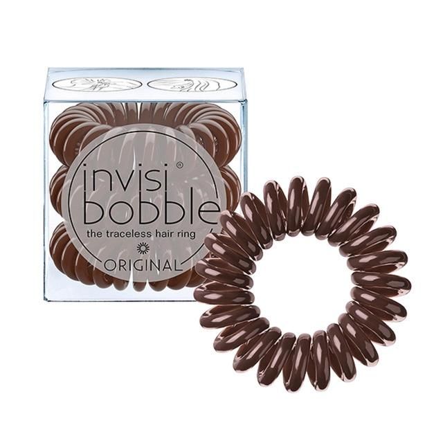 invisibobble Original Pretzel Brown Hair Ties 3 per pack