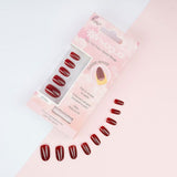 Invogue Classic Rouge Oval Nails - Pack of 24
