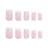 Invogue French Dream Square Nails (24 Pieces)