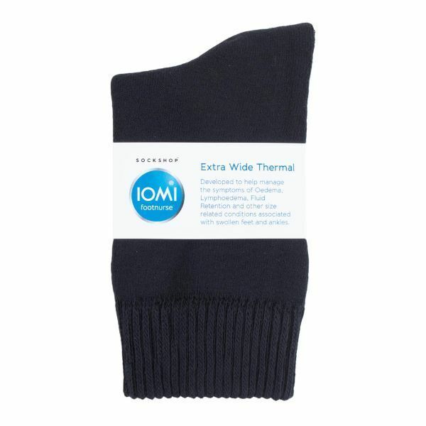 IOMI Extra Wide Non Elastic Thermal Oedema Socks 12-14 UK