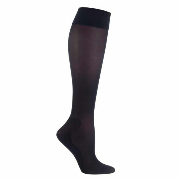 IOMI Ladies 80 Denier Knee High Flight Socks for DVT 4-7 UK Black / 1EA
