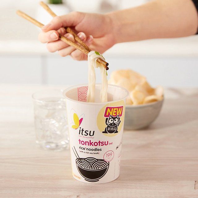 itsu tonkotsu rice noodles cup 63g