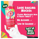 J2O Strawberry & Orange Blossom Mojito Mocktail 250ml