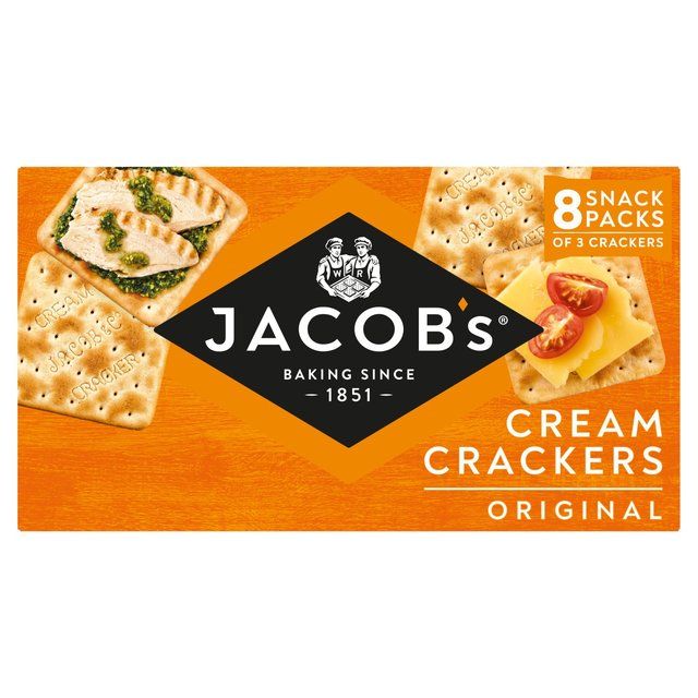 Jacob's Cream Cracker Multipack 8 Snack Packs 185g