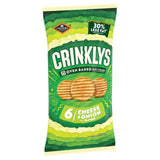 Jacob's Crinklys Cheese & Onion Multipack Snacks 6 per pack