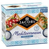 Jacob's Mediterranean Pinch of Salt Crackers 5 x 38g