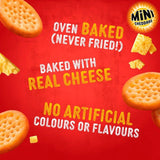 Jacob's Mini Cheddars Red Leicester Baked Snacks Multipack 12 per pack