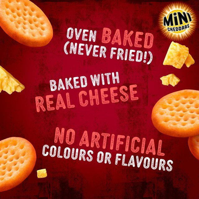 Jacob's Mini Cheddars Smoky BBQ Baked Snacks Multipack 6 per pack