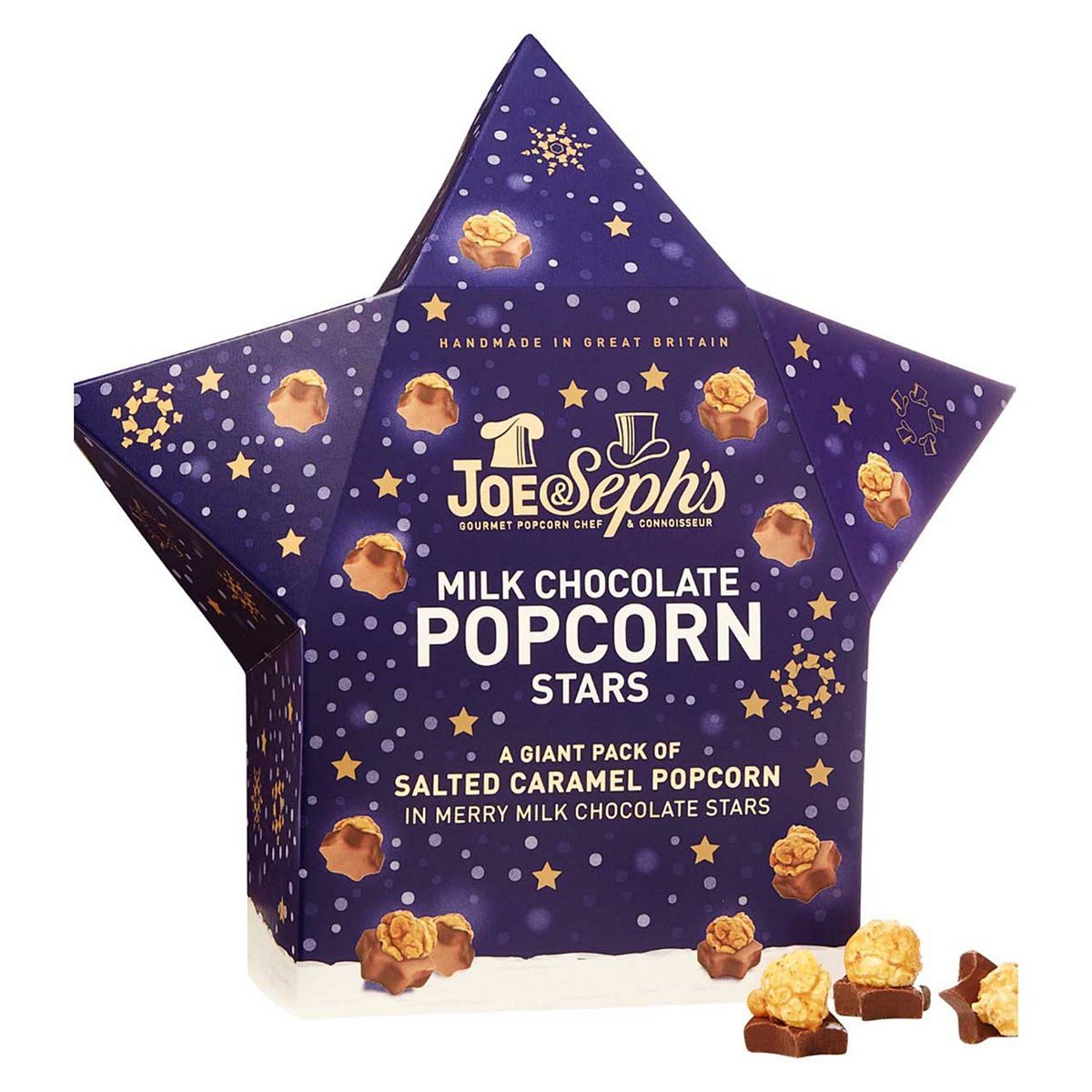 Joe & Seph's Chocolate Popcorn Stars Gift Box, 105g