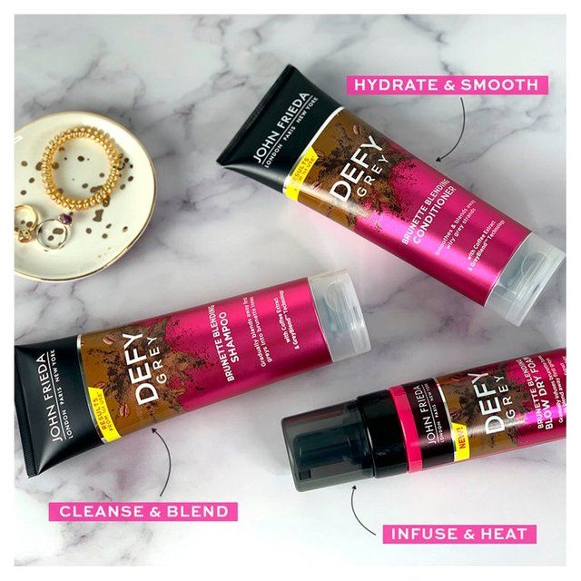 John Frieda Defy Grey Brunette Blending Shampoo 250ml