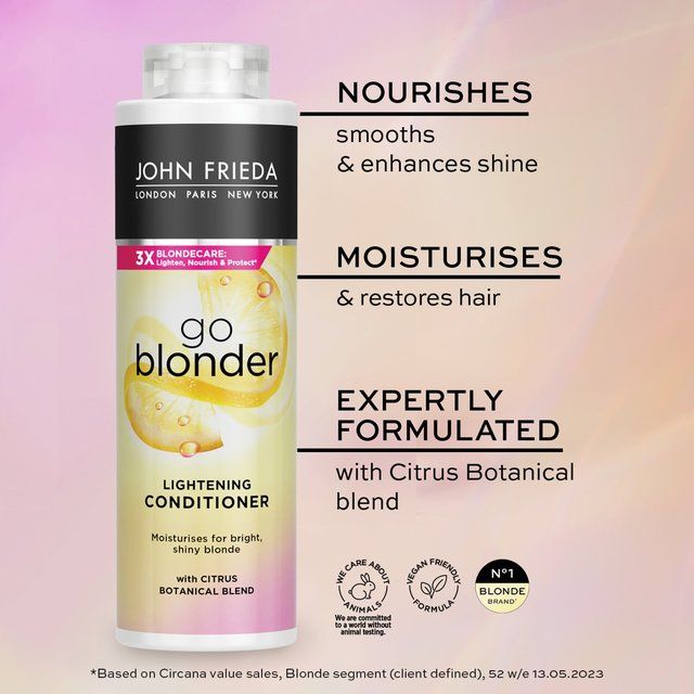 John Frieda Sheer Blonde Go Blonder Lightening Conditioner 500ml