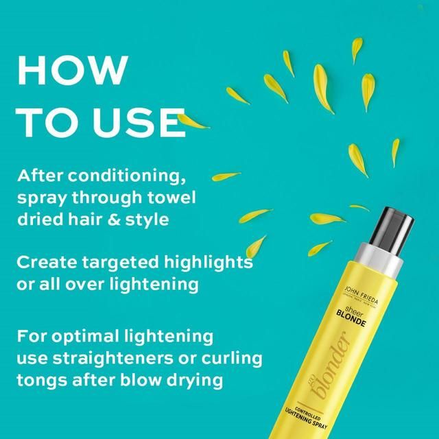 John Frieda Sheer Blonde Go Blonder Lightening Spray 100ml