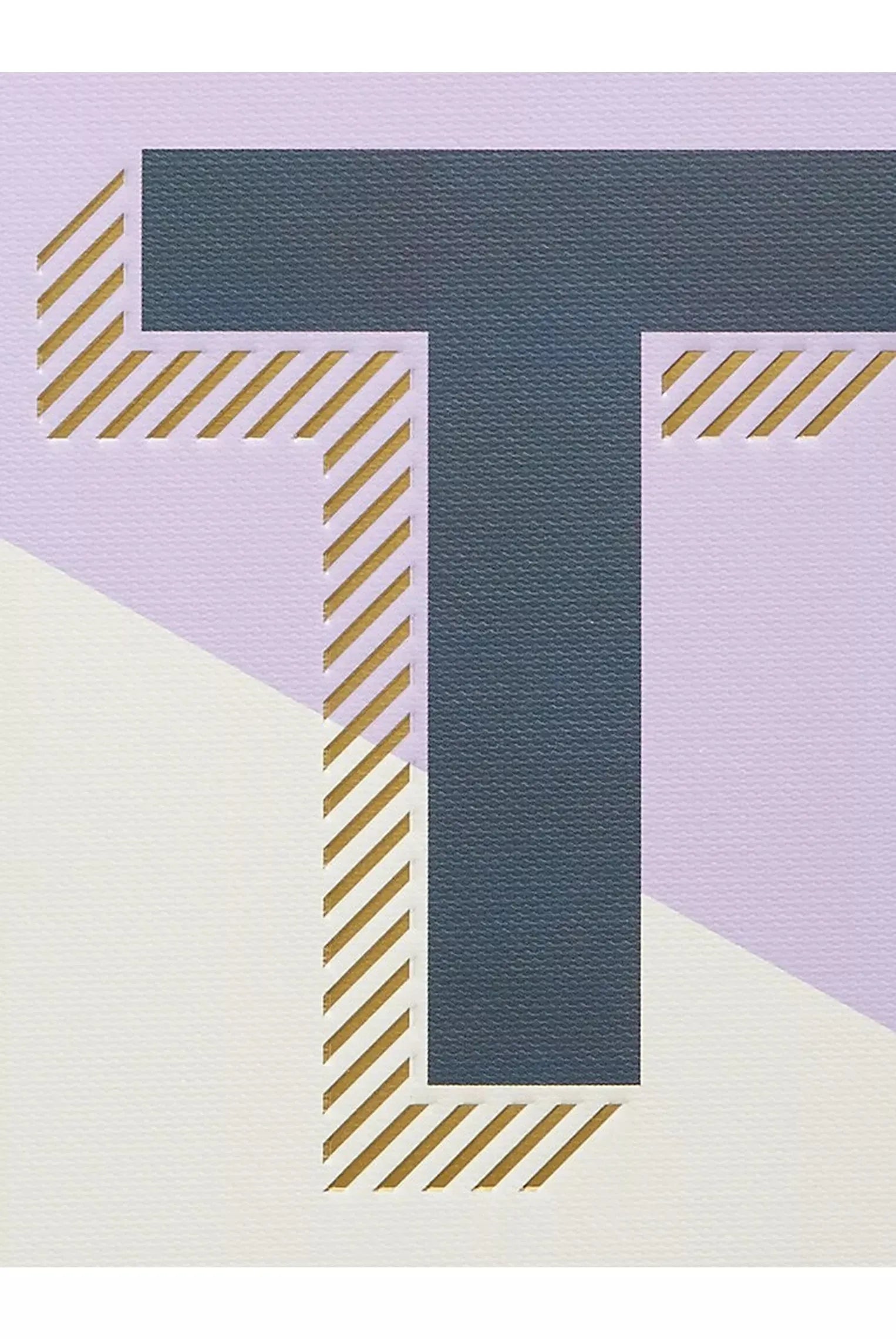 John Lewis A5 Colour Block Initial Notebook