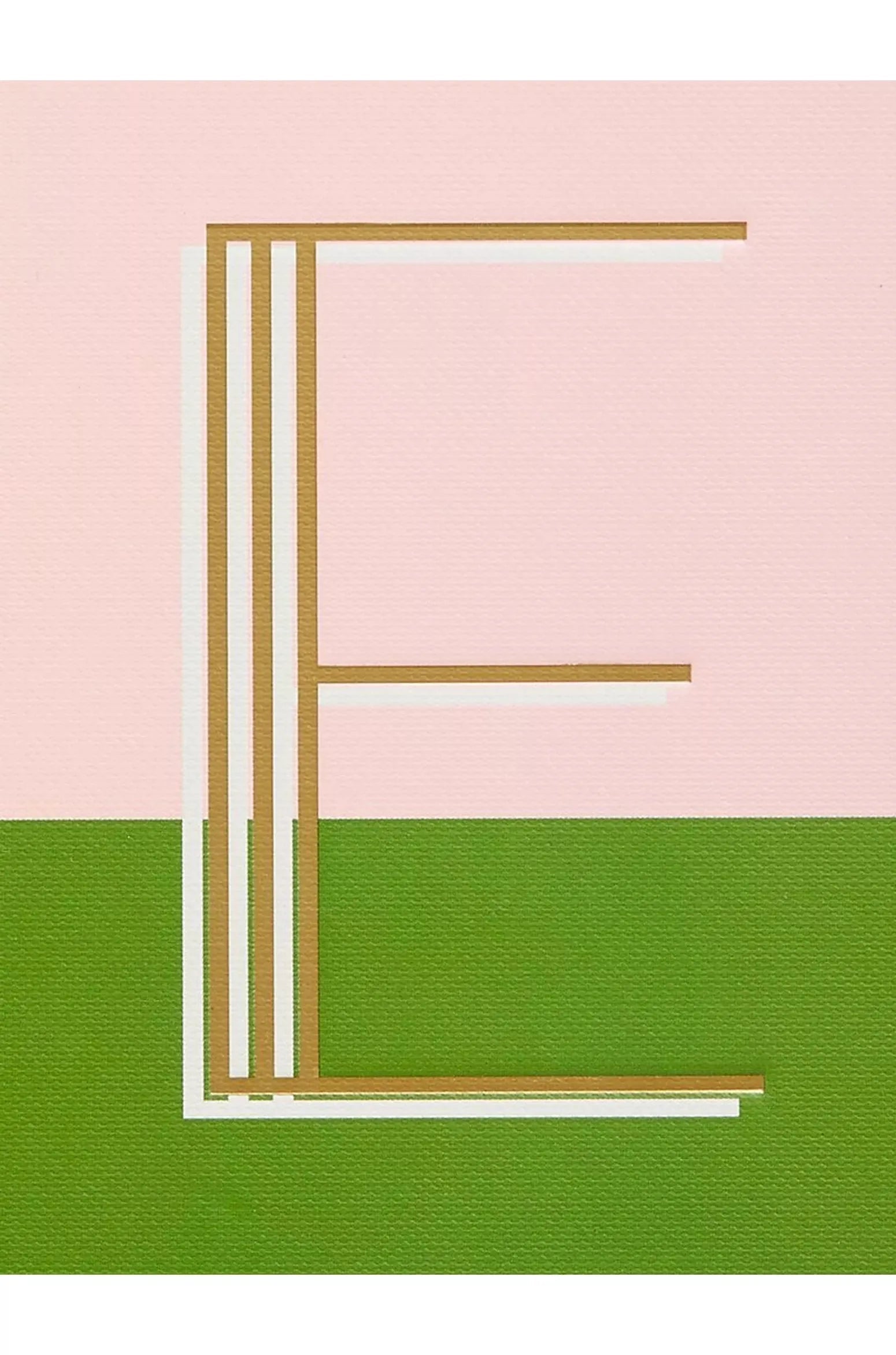 John Lewis A5 Colour Block Initial Notebook E