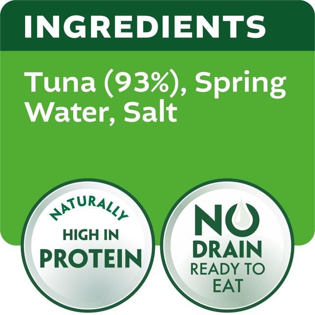 John West No Drain Fridge Pot Tuna Steak In Spring Water 110g