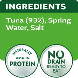 John West No Drain Fridge Pot Tuna Steak In Spring Water 110g