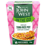 John West On The Go Indian Biryani Curry Tuna Rice Pot 120g