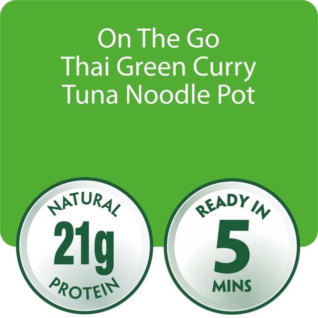 John West On The Go Thai Green Curry Tuna Noodle Pot 120g