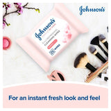 Johnson's Make Up Be Gone Refreshing Wipes 25 per pack