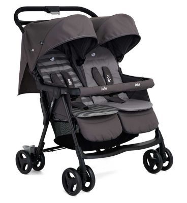 Joie Aire Twin Pushchair - Dark Pewter