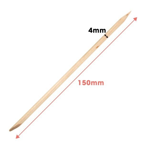 JoLee Wooden Nail Cuticle Pusher - Pack of 10