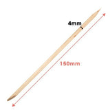 JoLee Wooden Nail Cuticle Pusher - Pack of 10