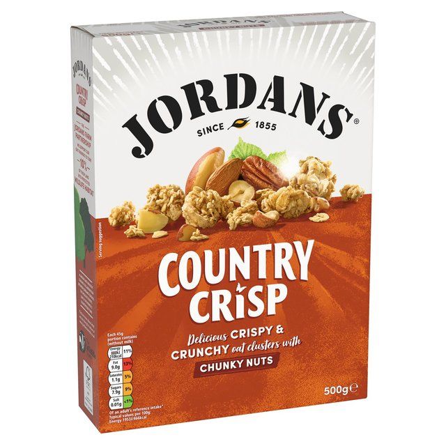 Jordans Country Crisp Chunky Nut Breakfast Cereal 500g