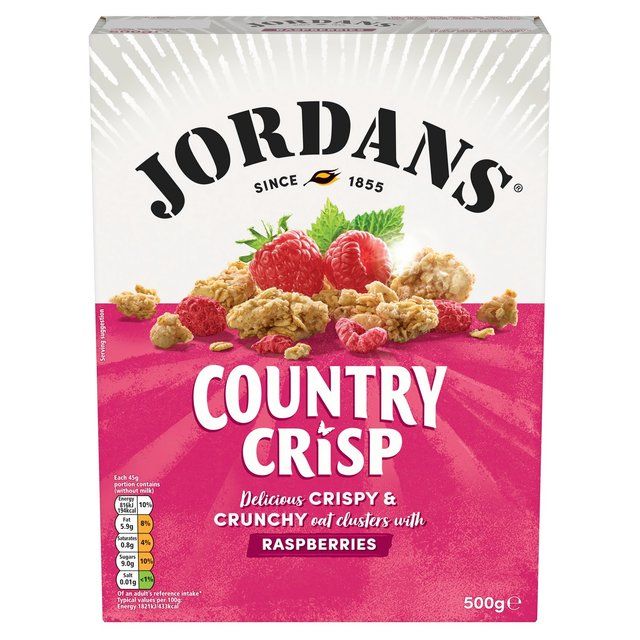 Jordans Country Crisp Raspberry Breakfast Cereal 500g