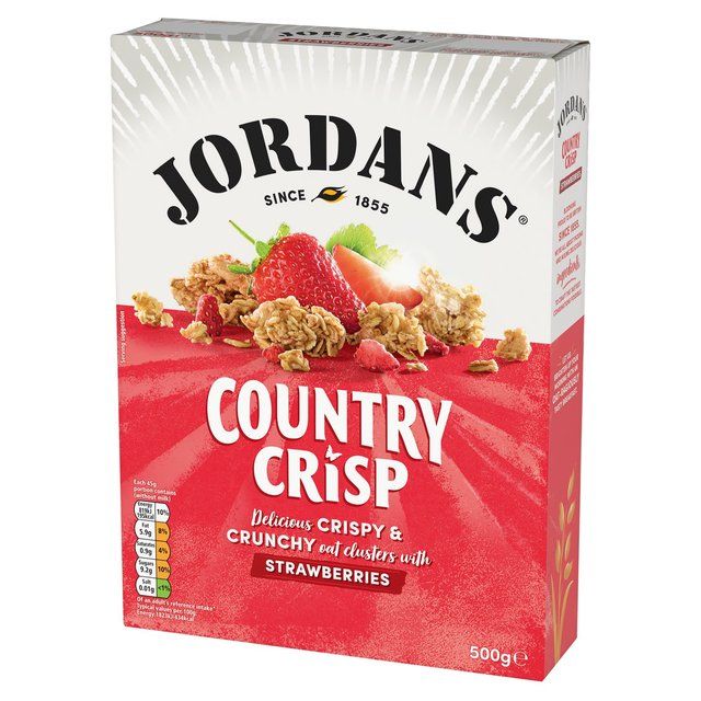 Jordans Country Crisp Sun-Ripe Strawberry Breakfast Cereal 500g
