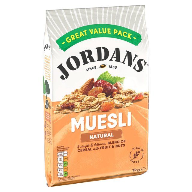 Jordans Natural Muesli Breakfast Cereal 1kg